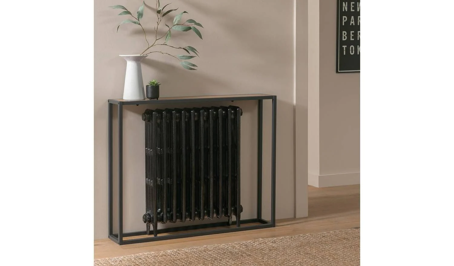 Loft Living Radiator Table - Oak - Image 2