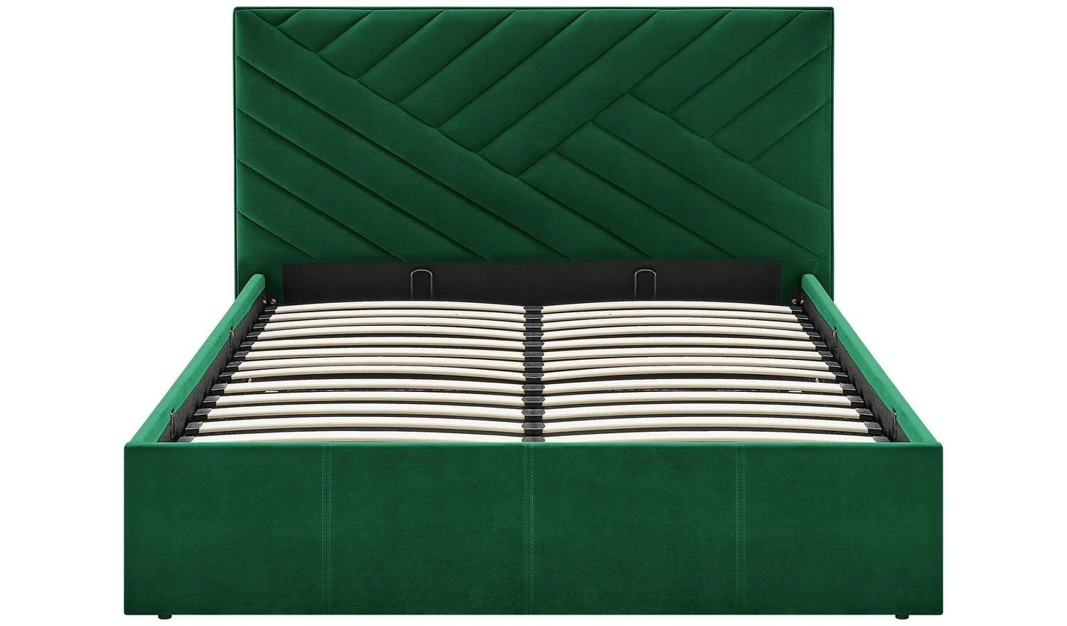 Luca Double End Lift Ottoman Bed Green Elegant and Comfortable Bedroom Furniture - Image 10