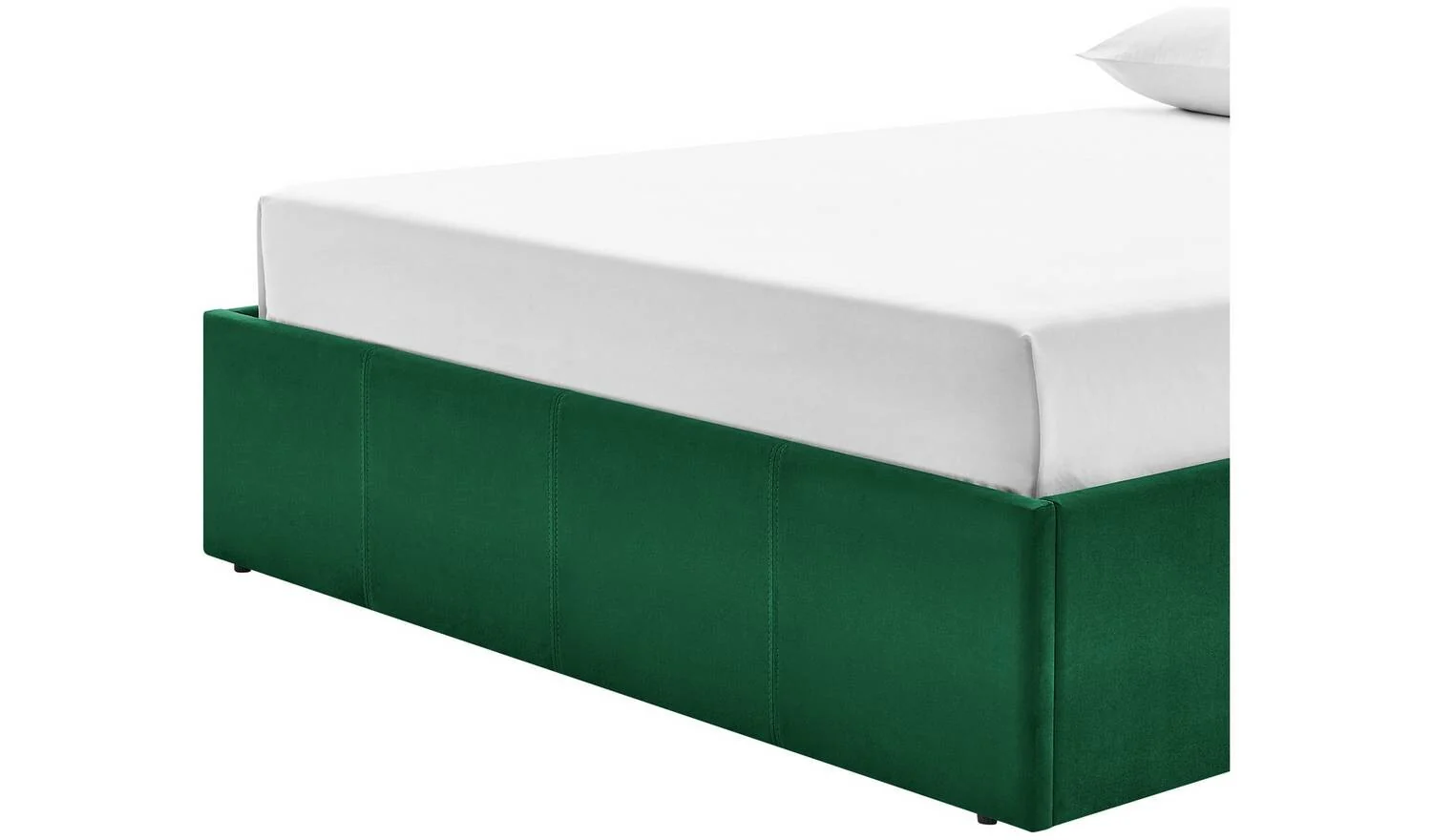 Luca Double End Lift Ottoman Bed Green Elegant and Comfortable Bedroom Furniture - Image 8