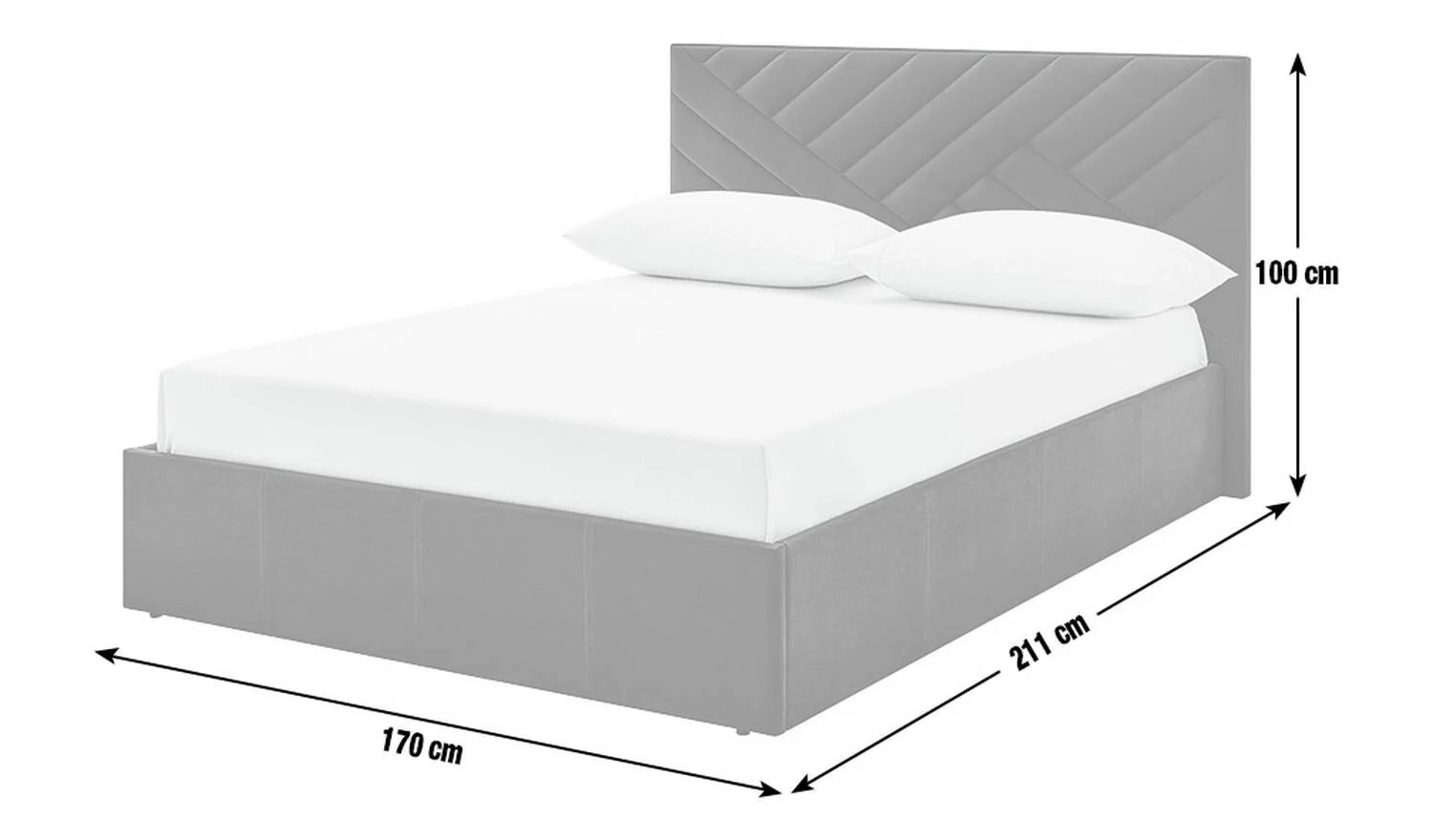 Luca Kingsize End Lift Ottoman Bed Navy Elegant Comfortable Bedroom Furniture - Image 5