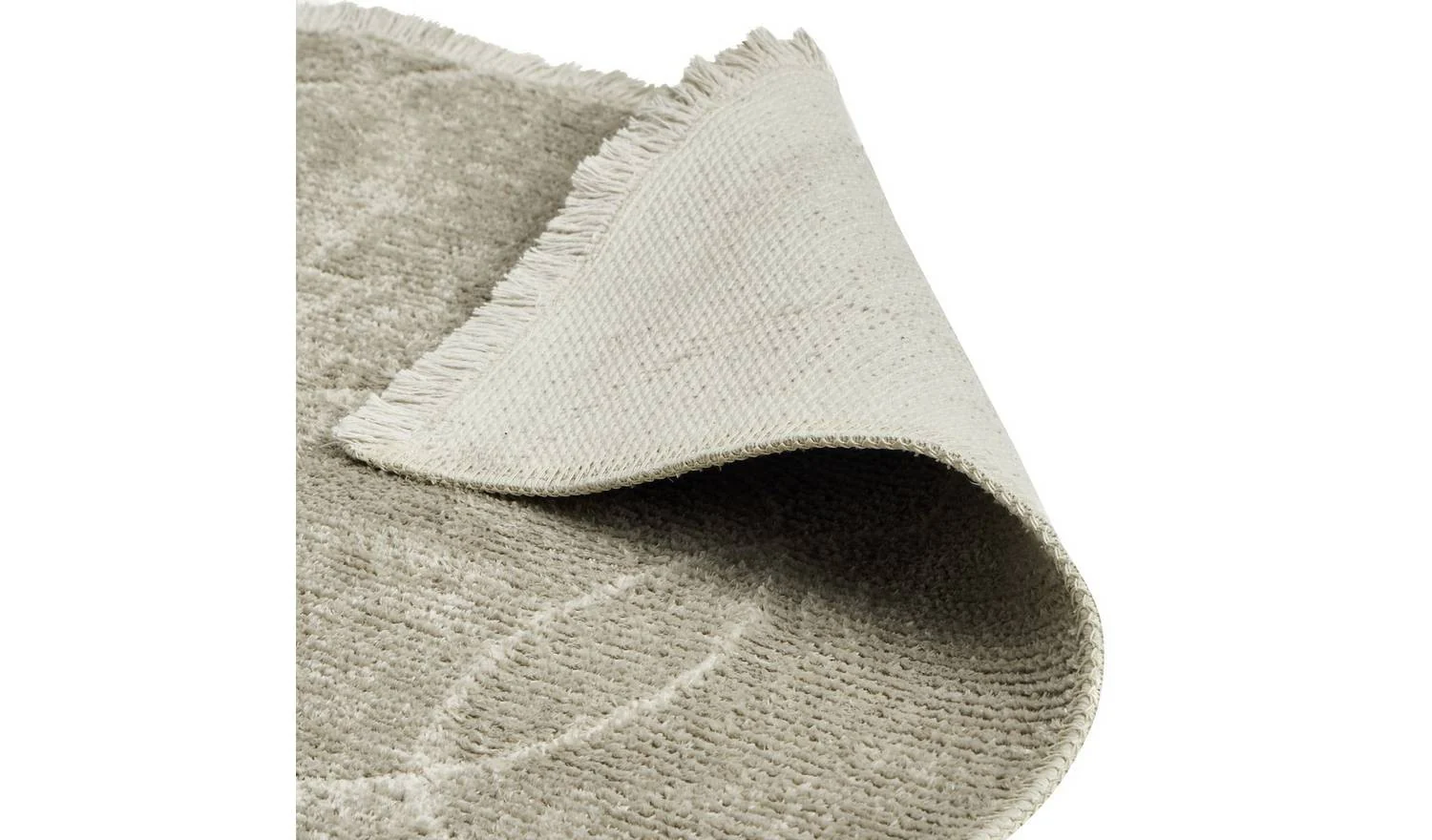 Luxe Chenille Neutral Flatweave Rug 120x170cm Soft Living Room Floor - Image 4