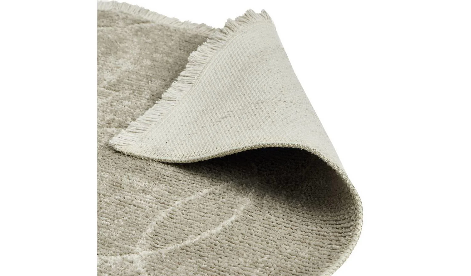Luxe Chenille Neutral Flatweave Rug 160x230cm Soft Living Room Floor - Image 4