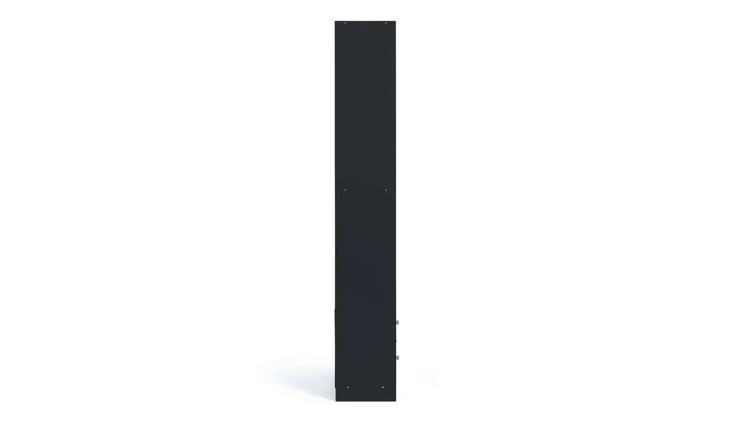 Maine 2 Drawer Bookcase Black Ash Effect Storage Organiser Shelf - Image 4