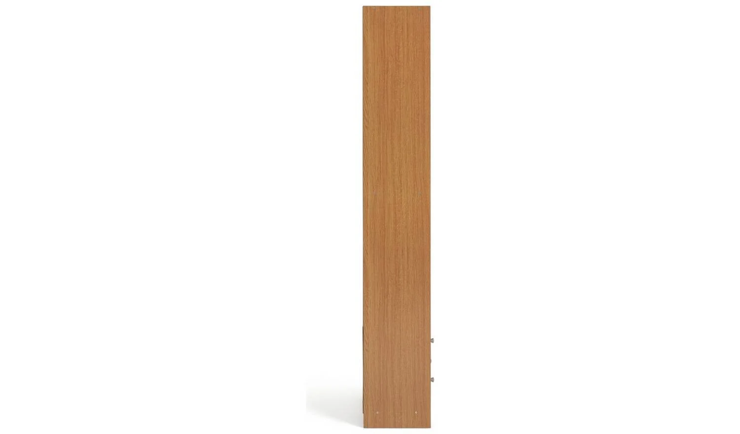 Maine 2 Drawer Bookcase Oak Effect Storage Organiser Shelf Furniture - Image 6