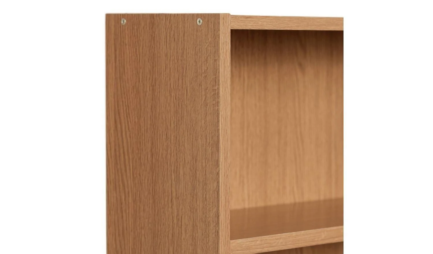 Maine Deep Bookcase Oak Effect Storage Organiser Shelf Living Room - Image 7