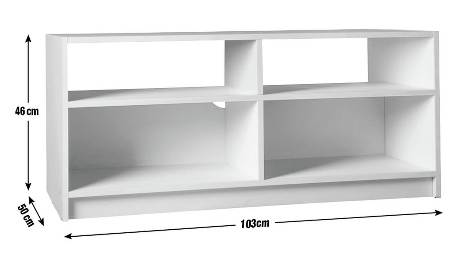 Maine TV Unit Natural Media Stand Storage Cabinet Living Room Furniture - Image 6