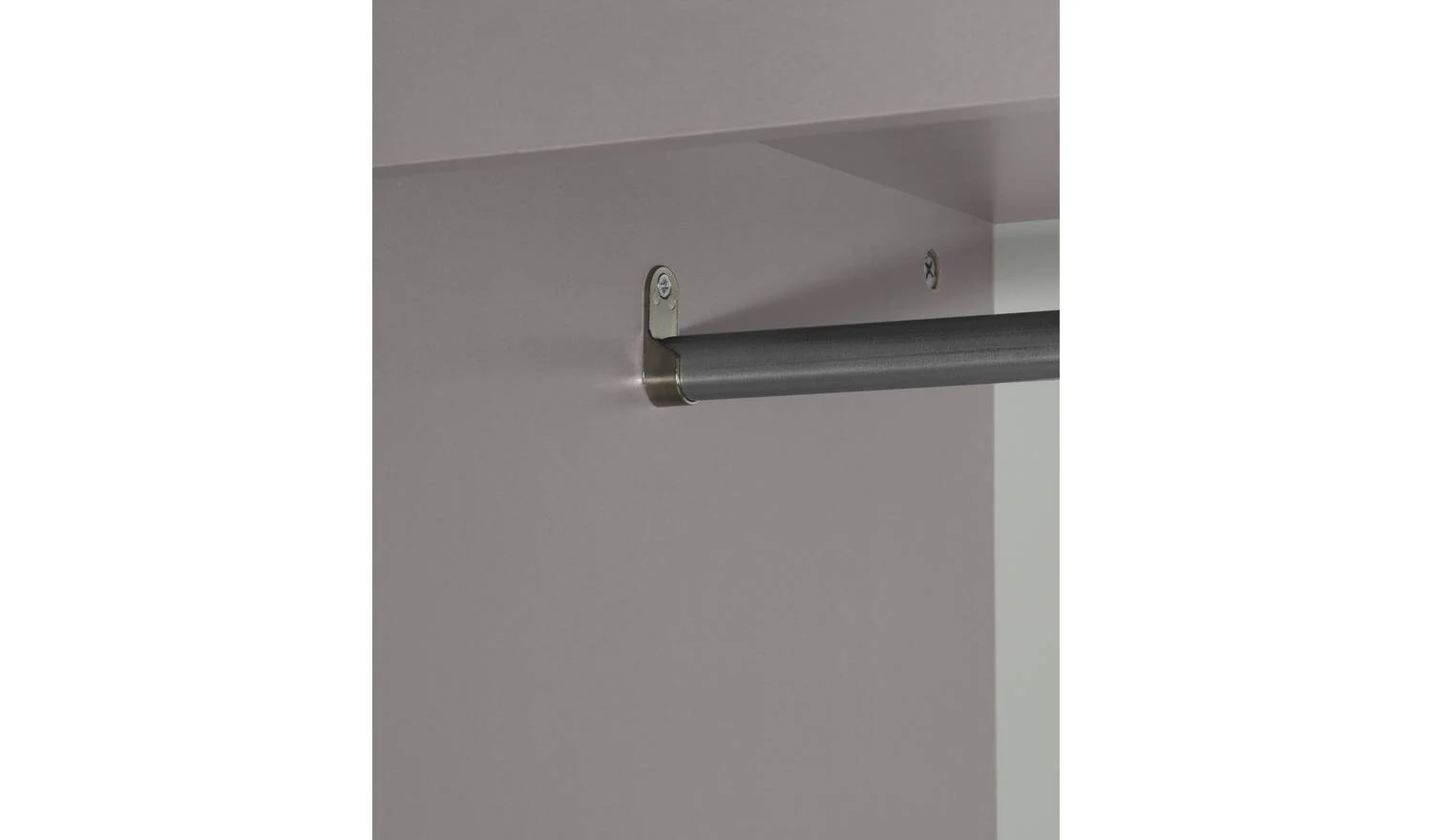 Malibu 2 Door 2 Drawer Wardrobe Grey Storage Organiser Cabinet Bedroom - Image 5
