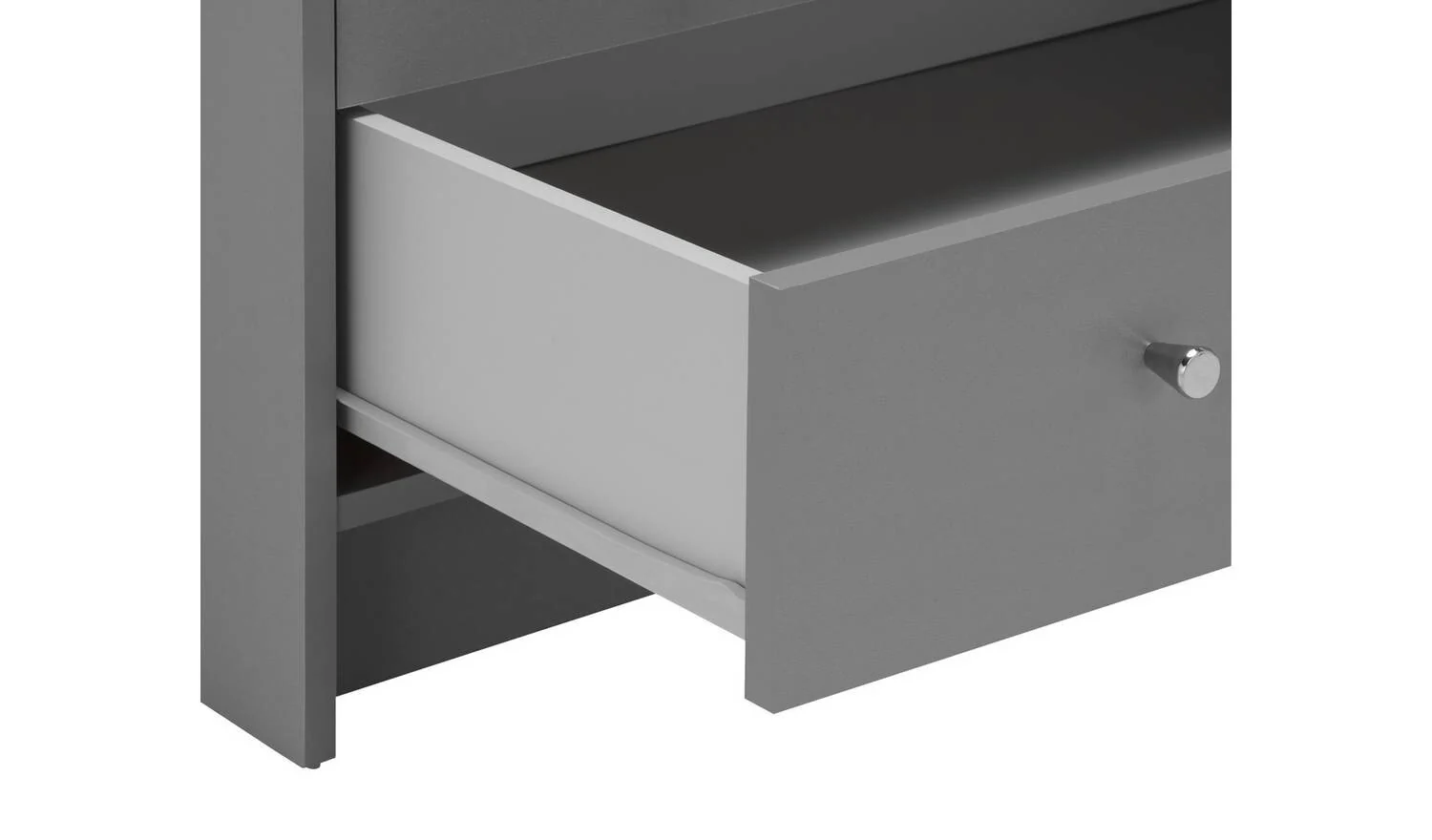 Malibu 2 Door 2 Drawer Wardrobe Grey Storage Organiser Cabinet Bedroom - Image 6