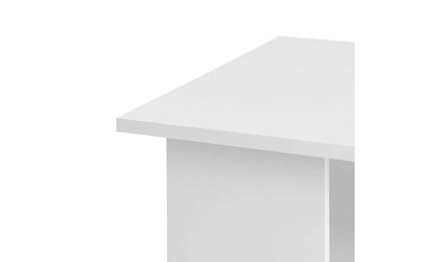 Malibu 3 Drawer Office Desk White Home Office Furniture Workspace - Image 4