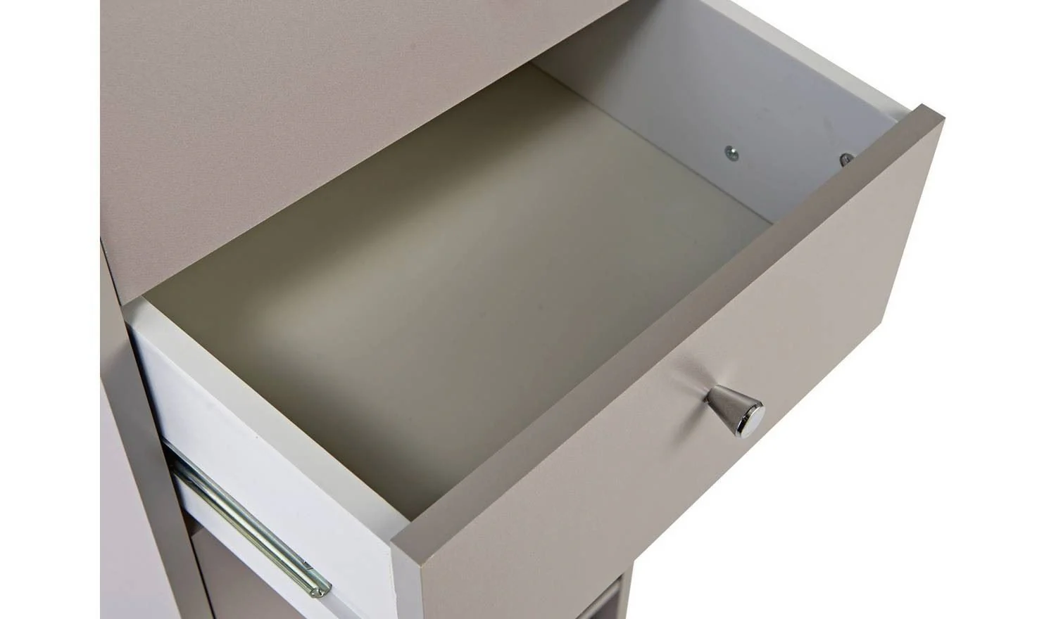 Malibu 5 Drawer Tallboy Grey High Bedroom Chest Storage Furniture Organiser - Image 7