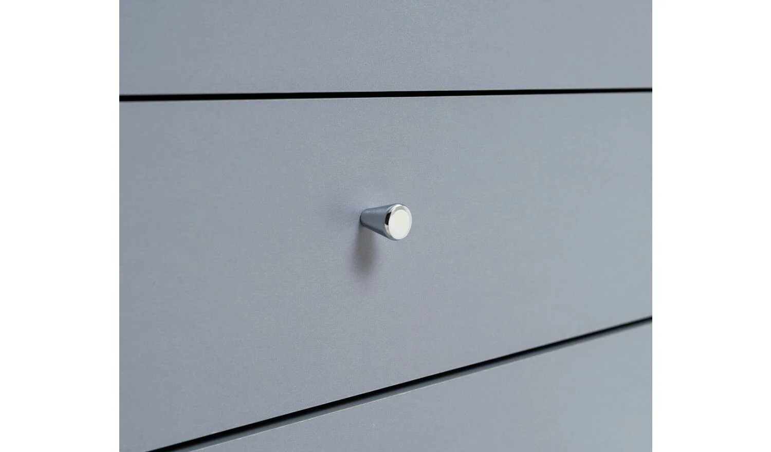 Malibu 7 Drawer Chest Grey Storage Organiser Bedroom Furniture - Image 5