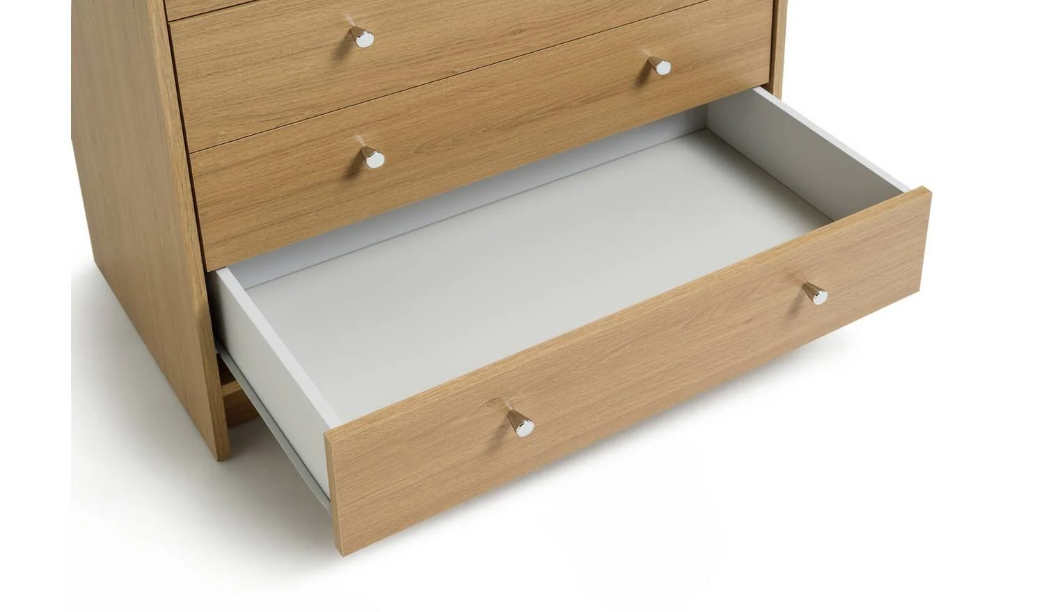 Malibu 7 Drawer Chest - Oak Effect - Image 4