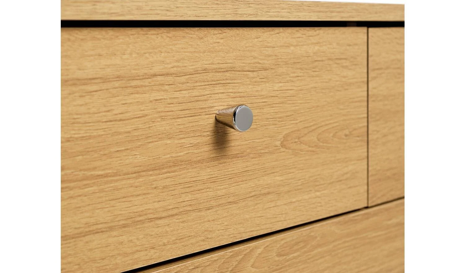 Malibu 7 Drawer Chest - Oak Effect - Image 5