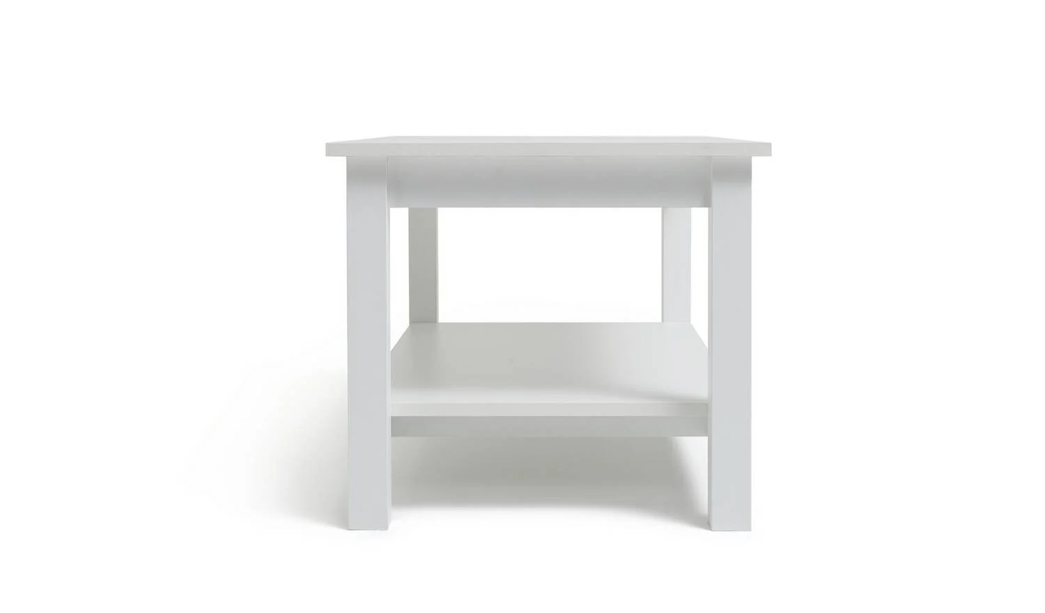 Malibu Coffee Table White Modern Living Room Furniture Scandinavian Design - Image 5