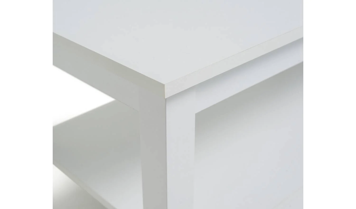 Malibu Coffee Table White Modern Living Room Furniture Scandinavian Design - Image 6