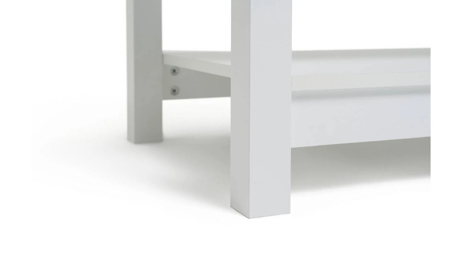 Malibu Coffee Table White Modern Living Room Furniture Scandinavian Design - Image 7