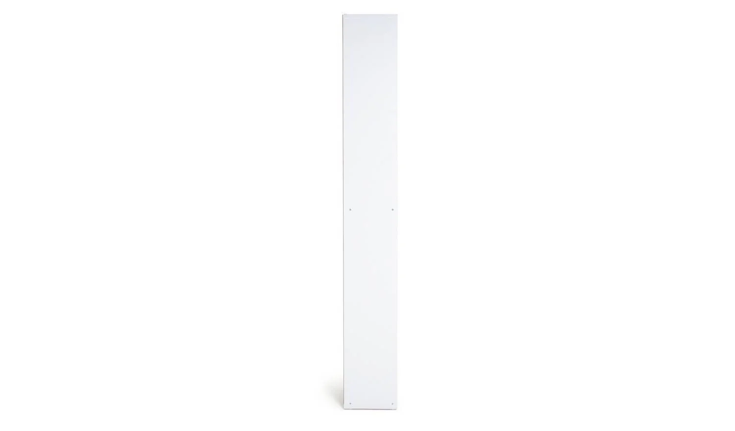 Malibu Narrow Bookcase White Storage Organiser Shelf Living Room - Image 4