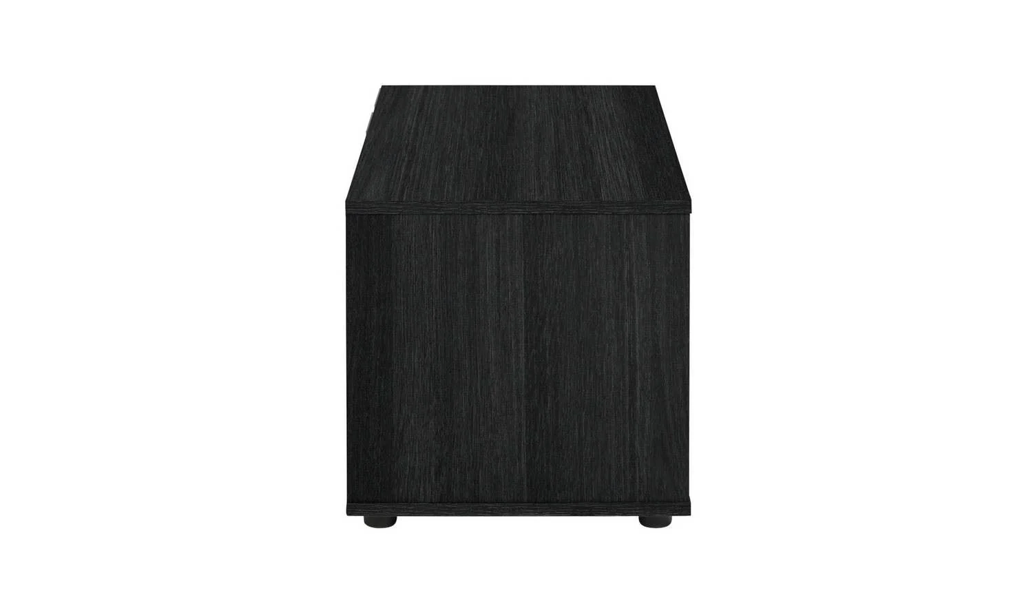 Malibu TV Unit Black Media Stand Storage Cabinet Living Room Furniture - Image 2