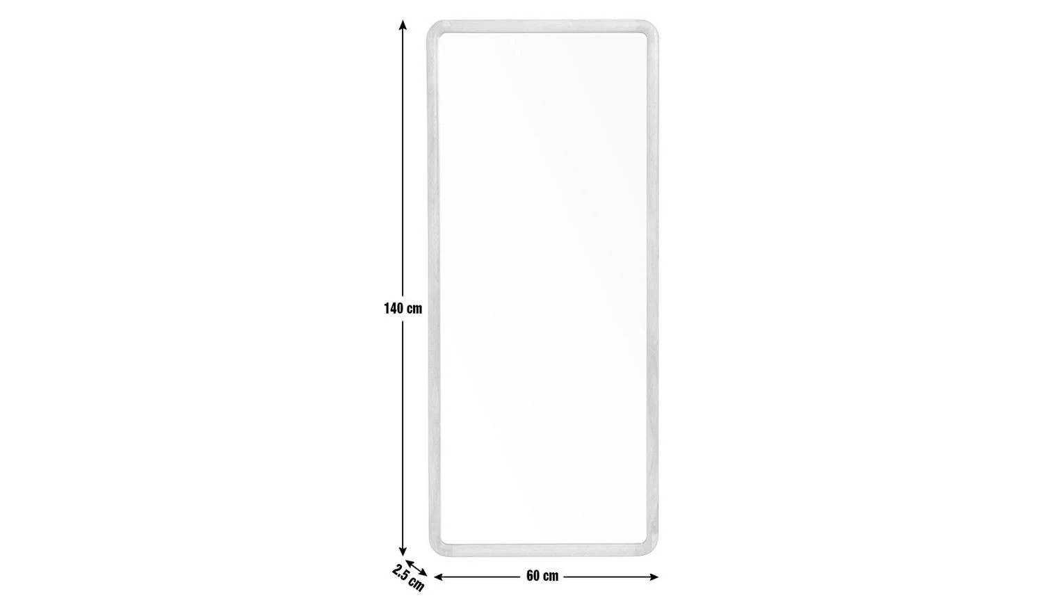 Mango Wood Full Length Wall Mirror - 140x60cm - Image 5