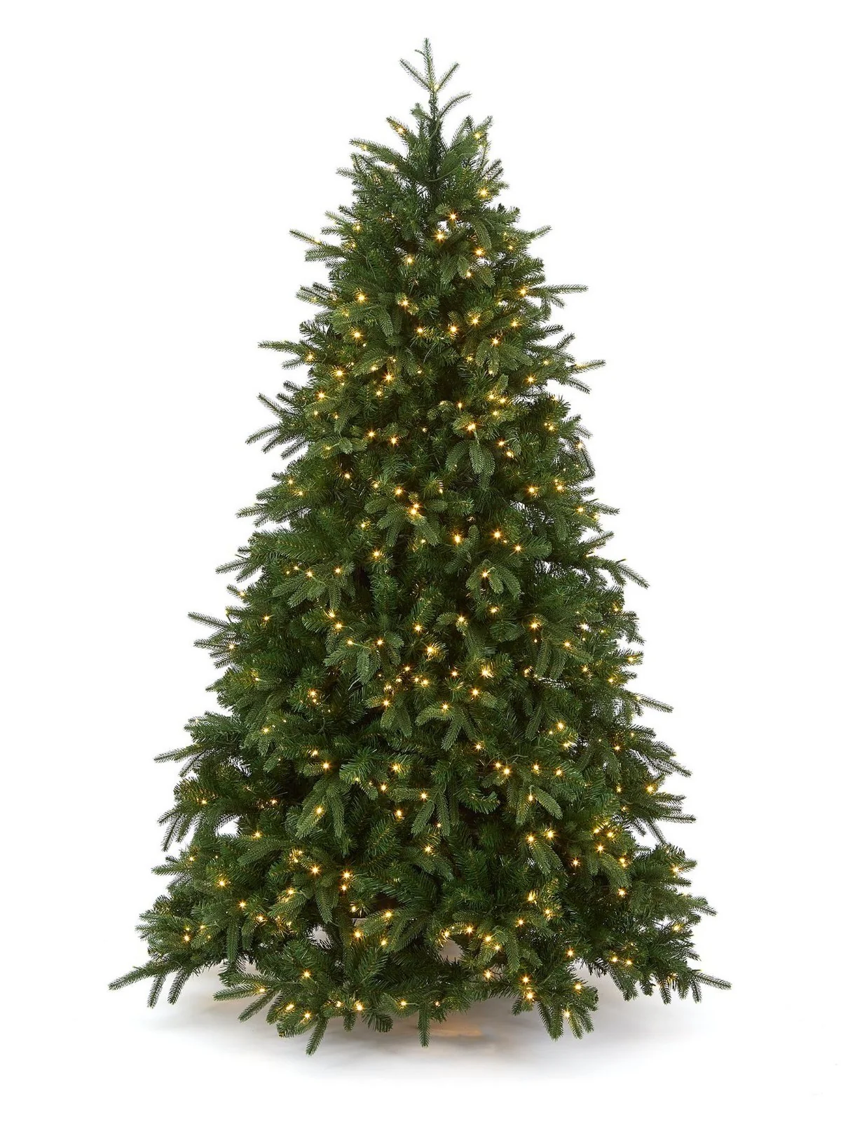 Marbury 7ft Pre-Lit Christmas Tree 210cm 650 Warm White LEDs 2485 Tips - Image 2