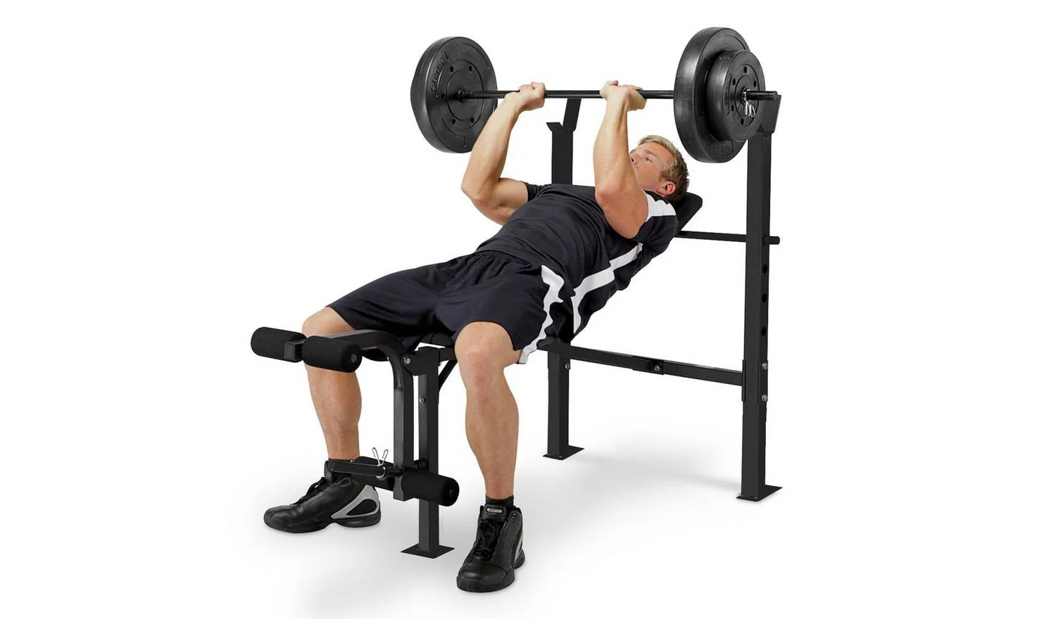 Marcy MWB6501 Standard Weight Bench Home Gym Strength Training Exercise - Image 4
