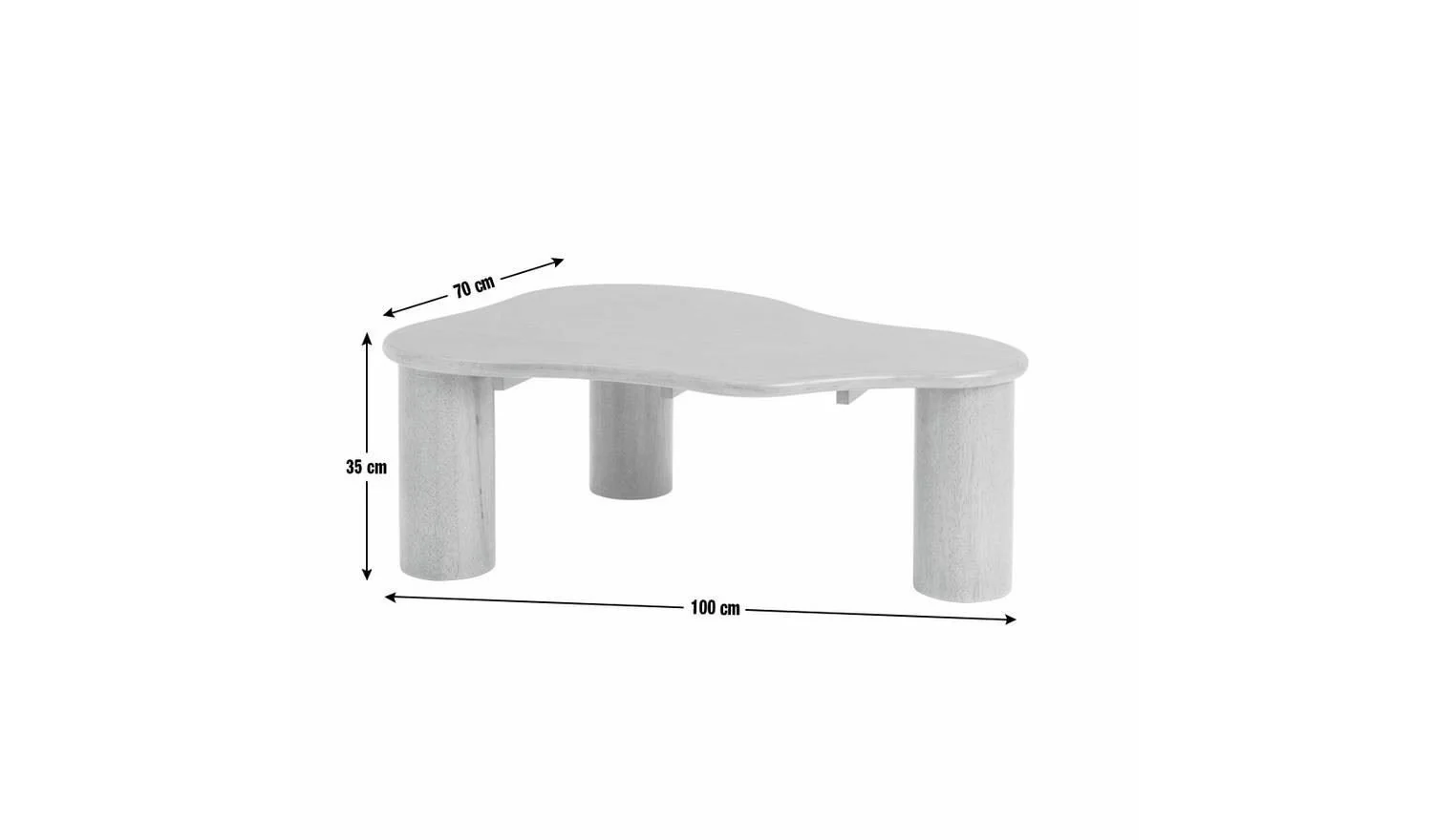 Mariel Coffee Table - Walnut - Image 2