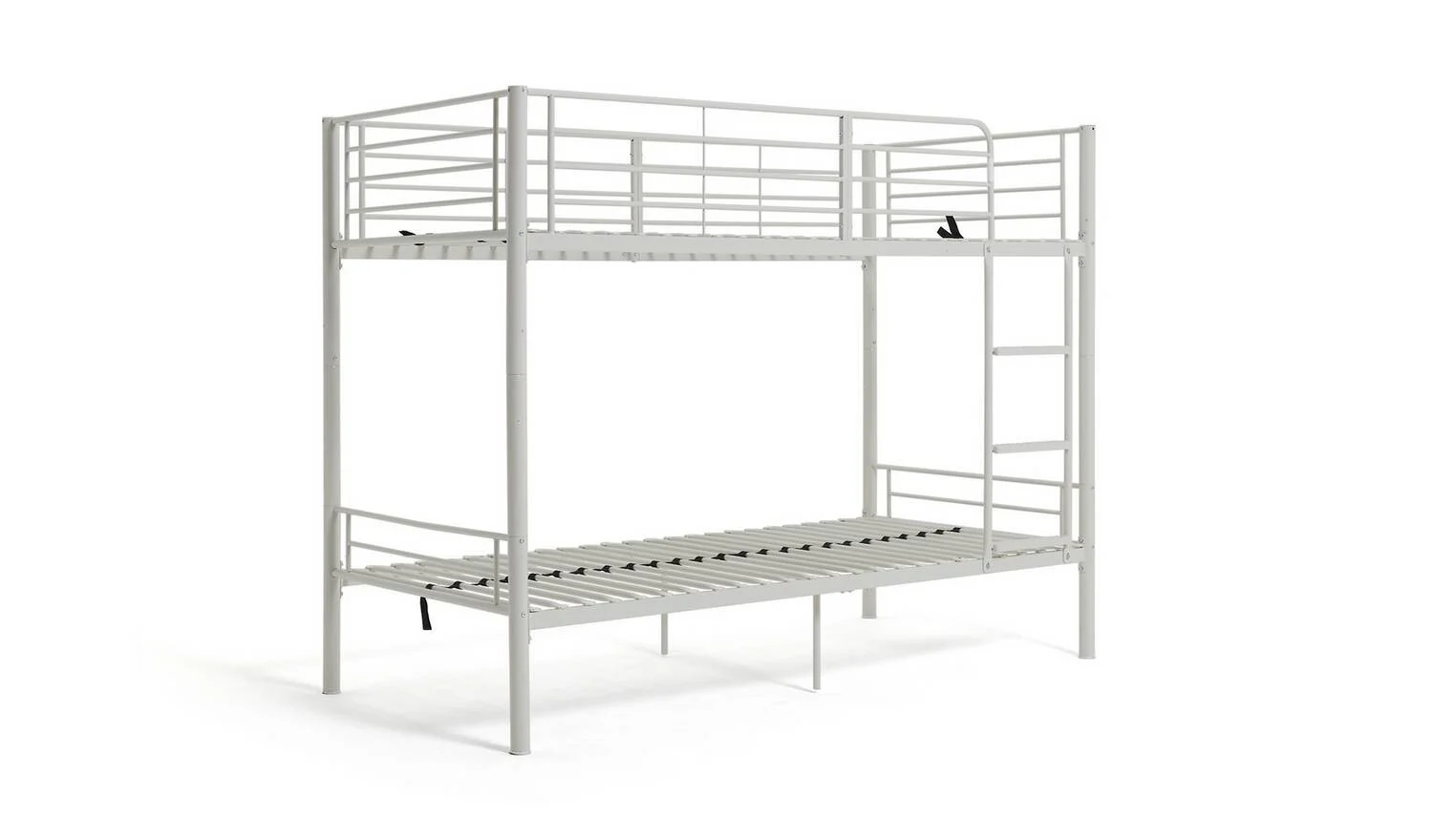 Mason Metal Bunk Bed White Kids Childrens Bunkbed With Ladder - Image 5