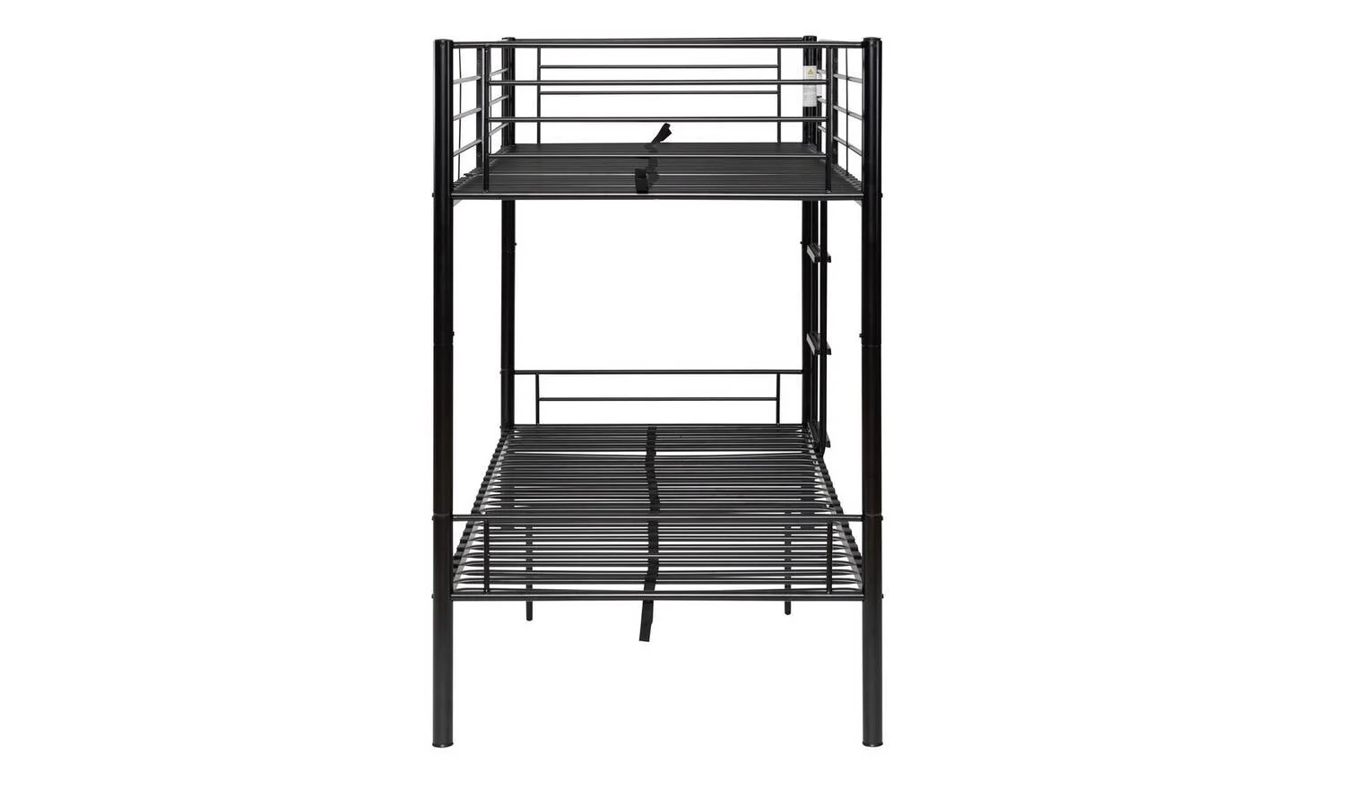 Mason Take Home Today Metal Bunk Bed Black Kids Childrens With Ladder - Image 4