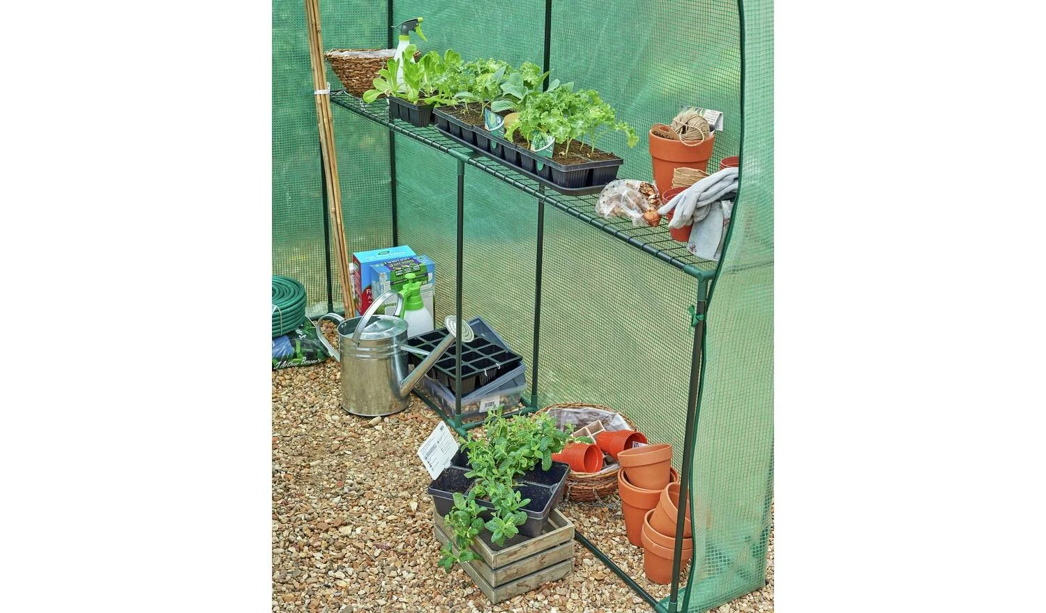 McGregor Large Walk In Greenhouse Easy Assembly Sturdy Frame - Image 5