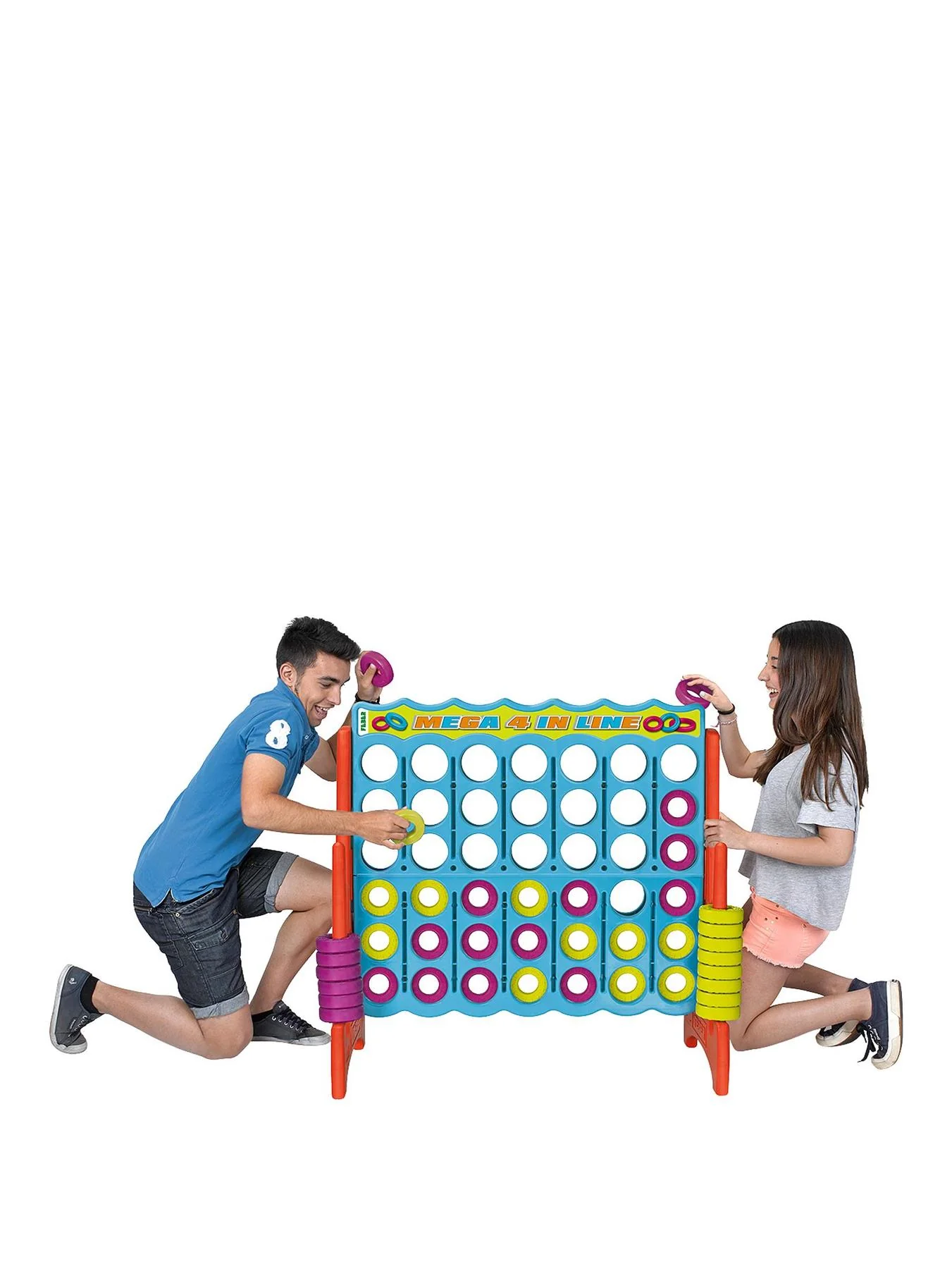 Mega 4 In Line Game For Kids Adults Outdoor Indoor - Image 2