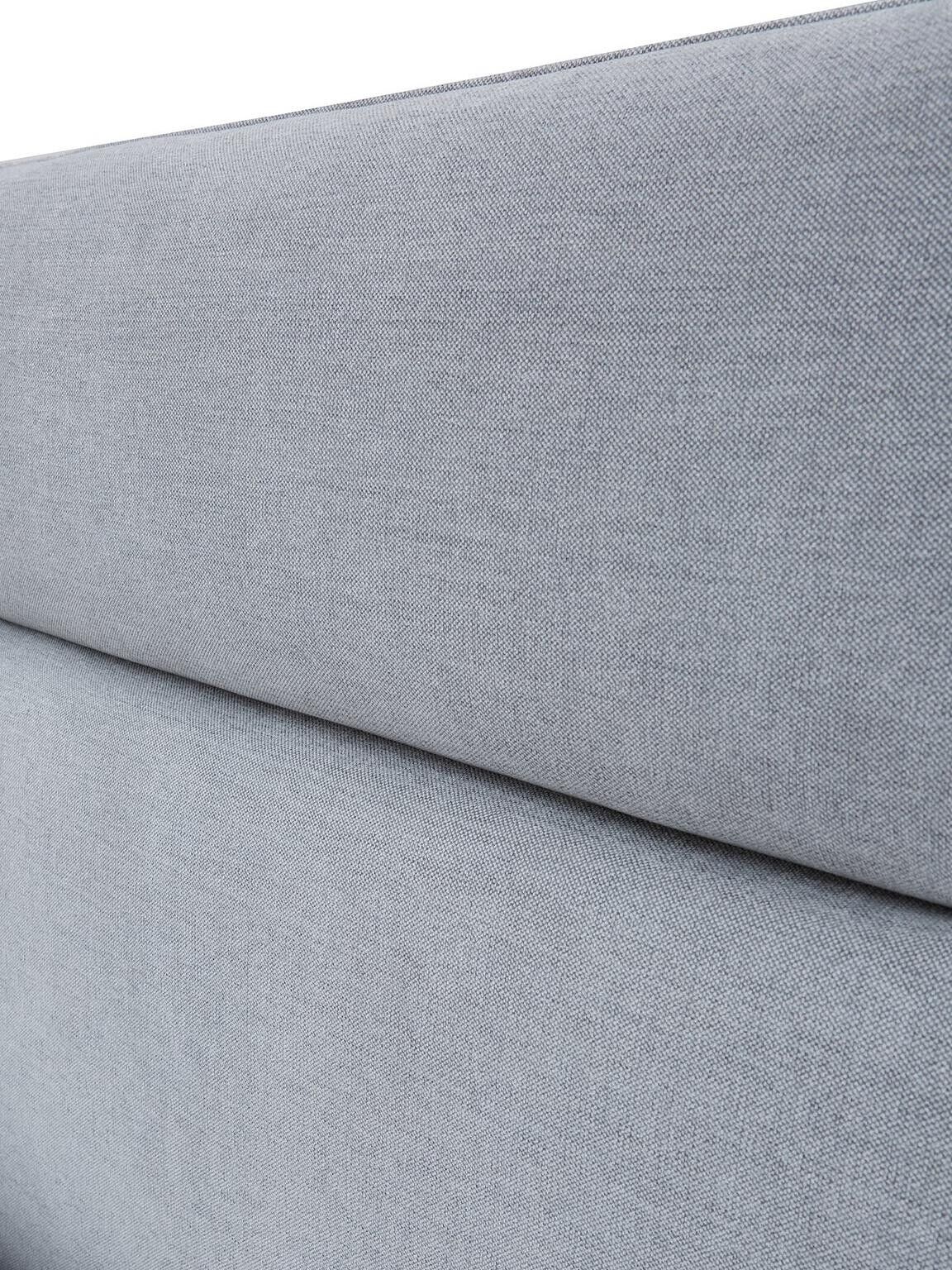 Mellow Fabric Ottoman Bed King Size Grey Elegant STORAGE GAS LIFT UP Solution - Image 5