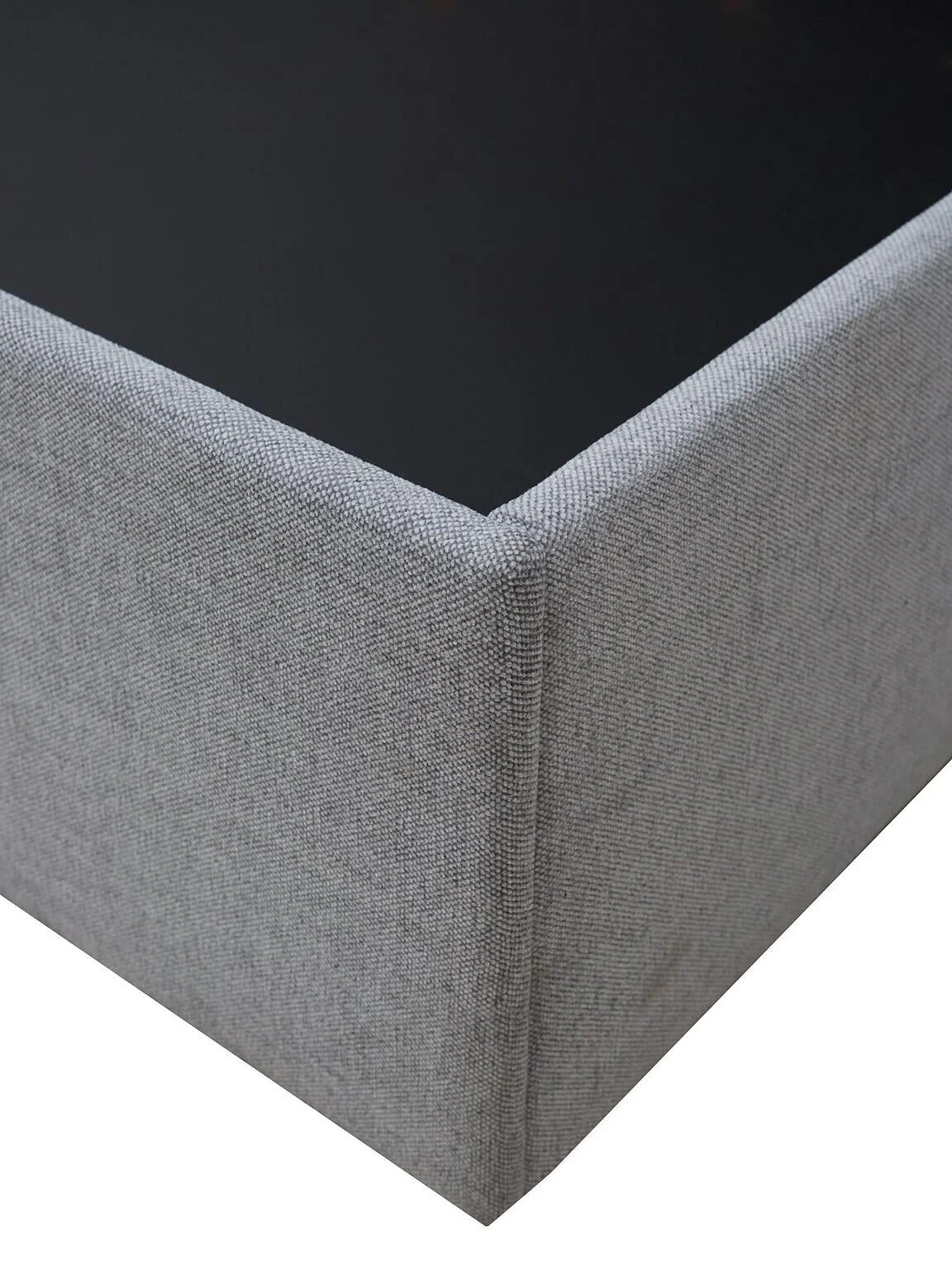 Mellow Fabric Ottoman Bed King Size Grey Elegant STORAGE GAS LIFT UP Solution - Image 6