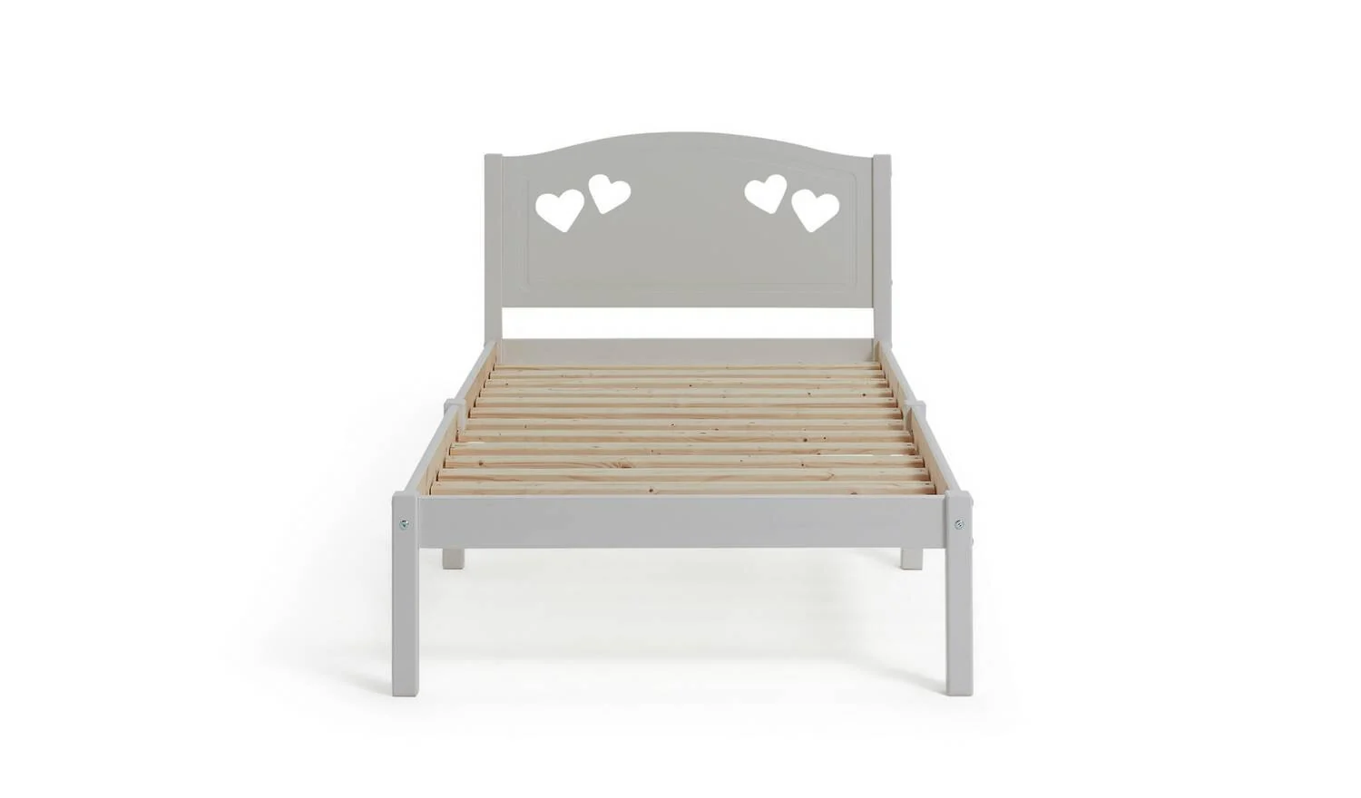 Mia Single Bed Frame - White - Image 4