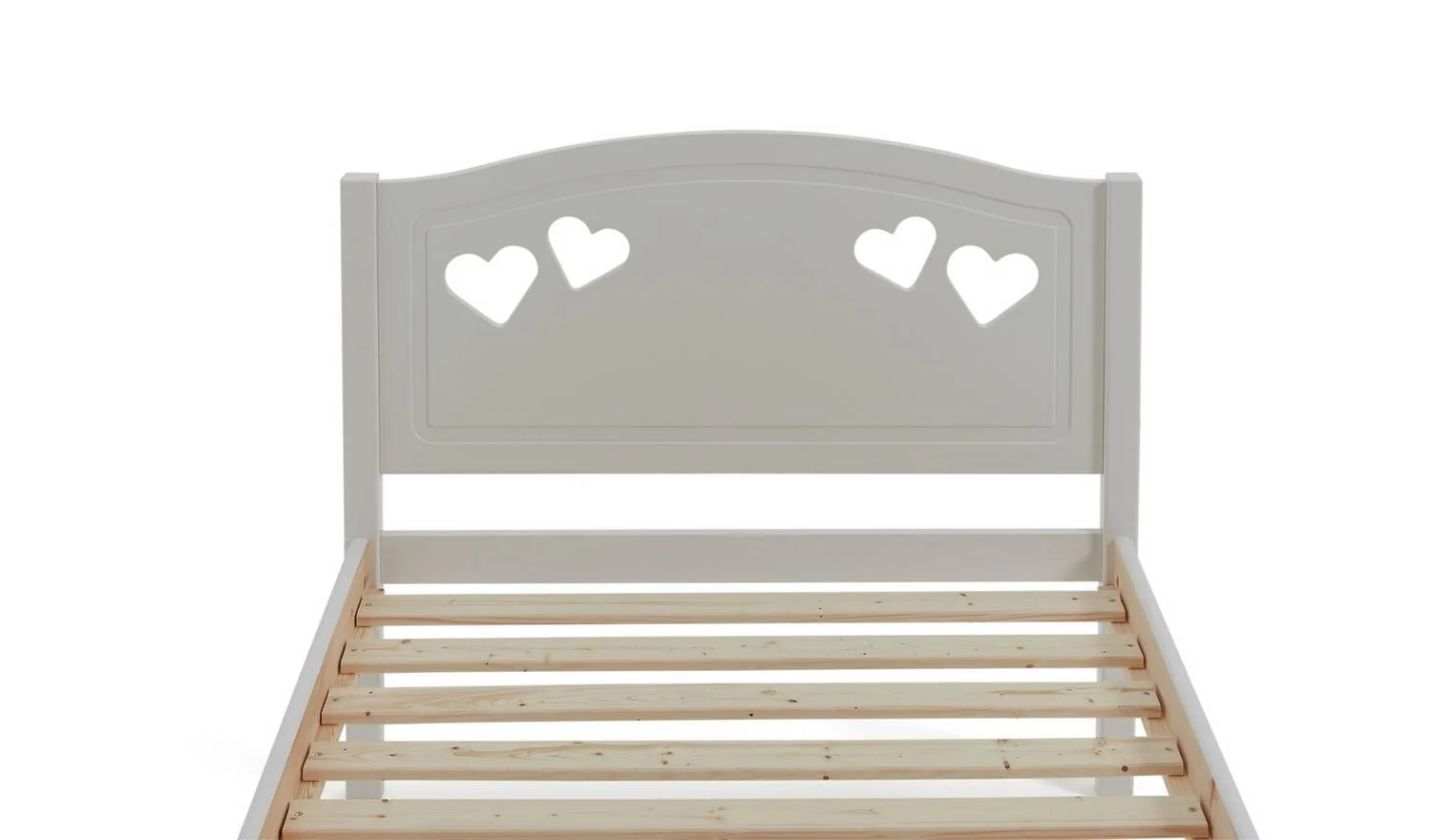 Mia Single Bed Frame - White - Image 7