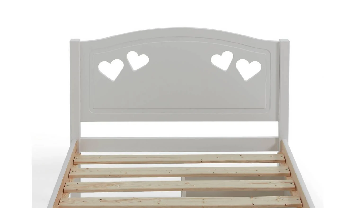 Mia Single Bed Frame with 2 Drawers White Modern Bedroom Furniture Storage - Image 7