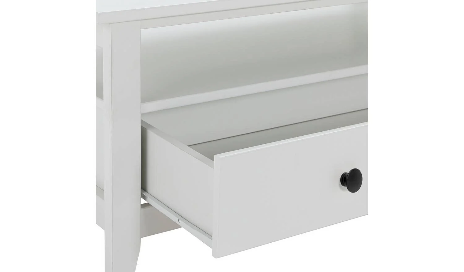 Minato 1 Drawer Coffee Table White Modern and Functional Living Room Furniture - Image 6