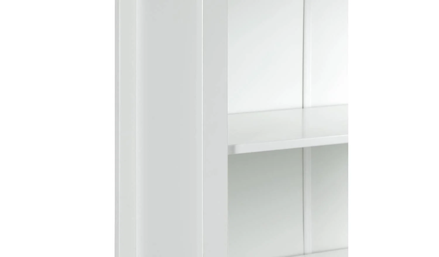 Minato Wide Bookcase White Modern and Functional Home Organization Furniture - Image 6