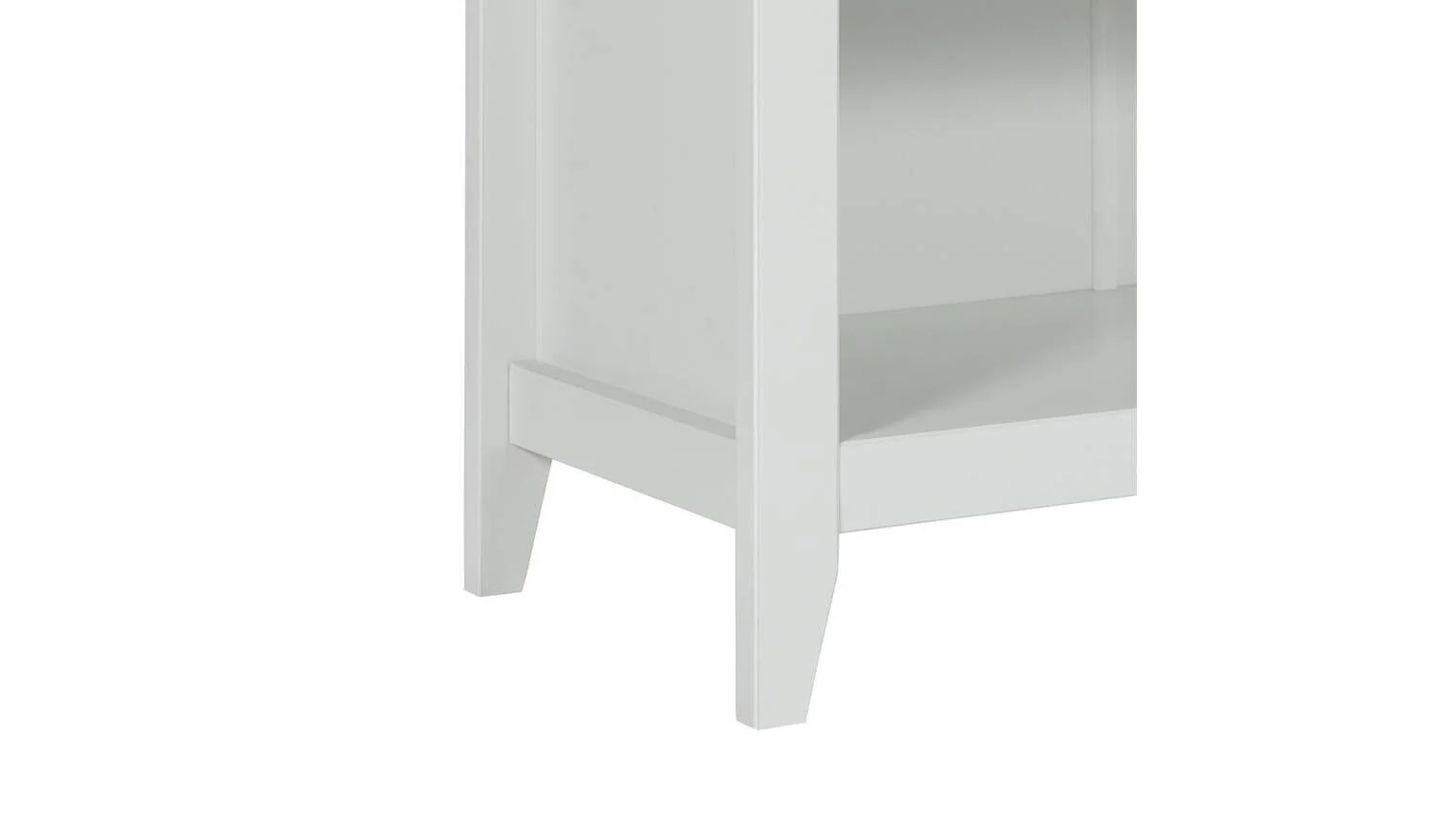 Minato Wide Bookcase White Modern and Functional Home Organization Furniture - Image 7