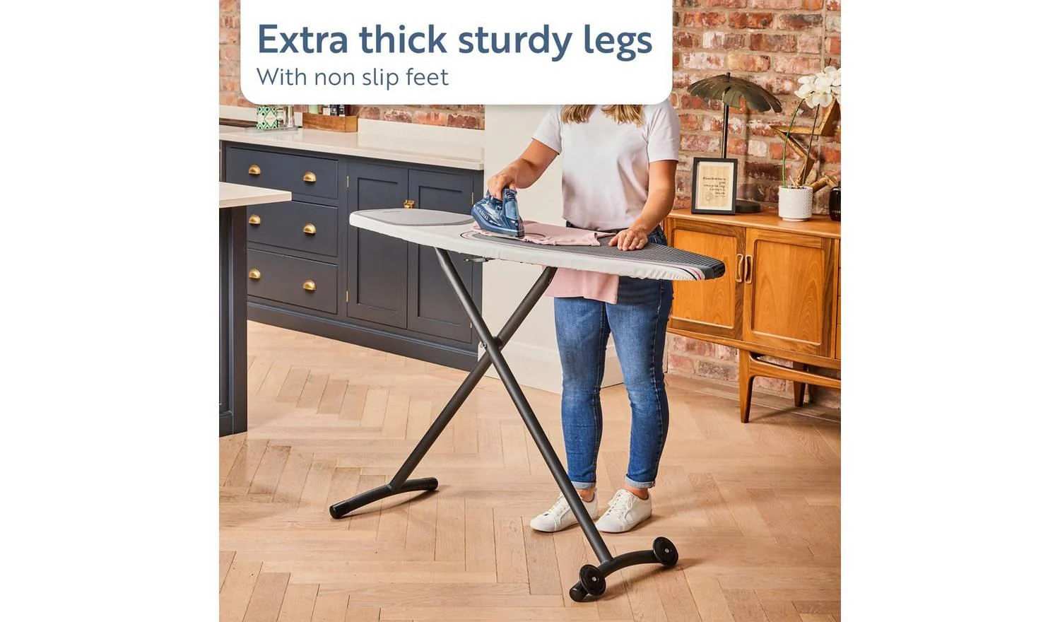 Minky MaxiPro 135x46cm Ironing Board For Home Laundry Fast Delivery - Image 6