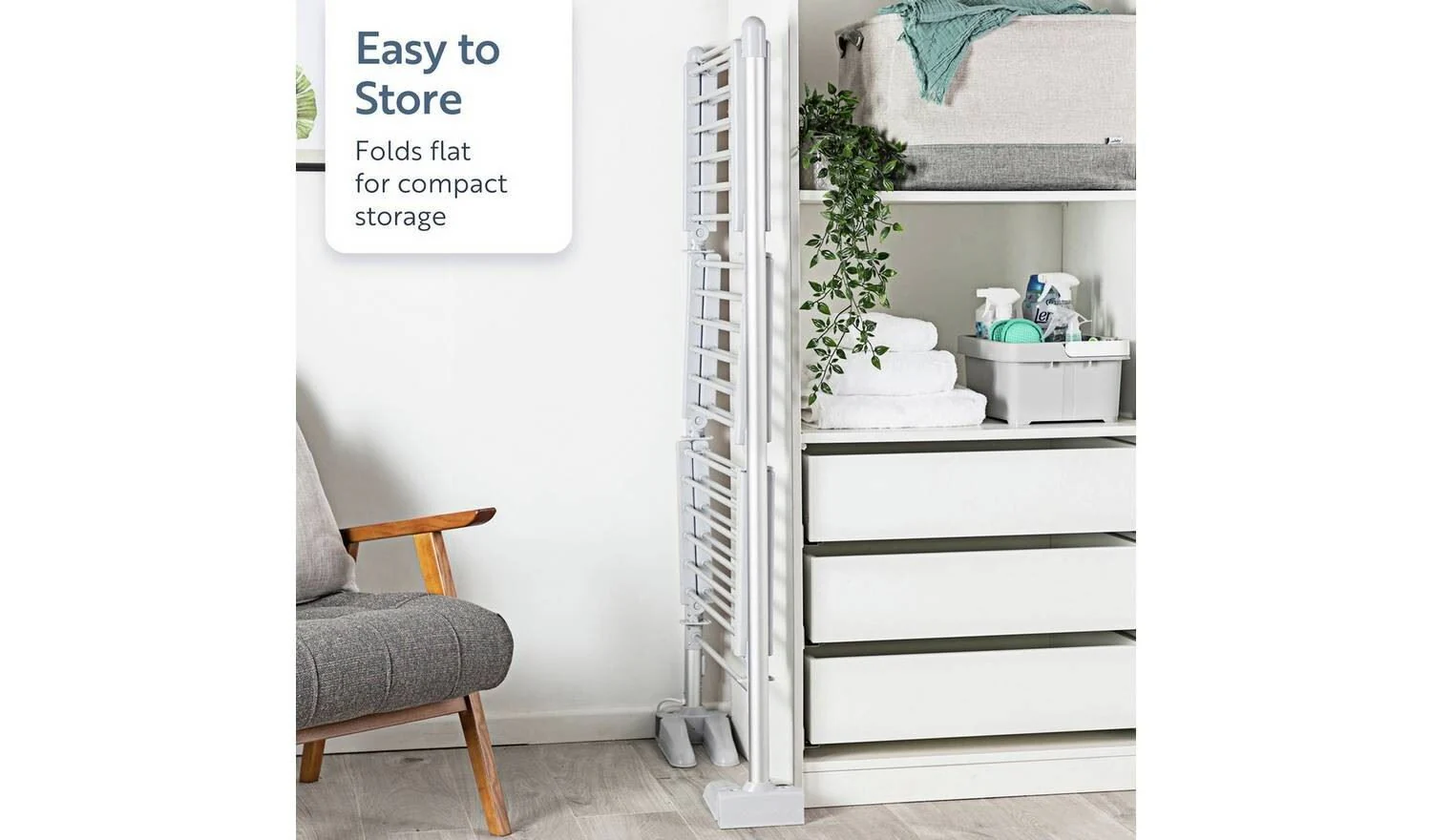Minky Sure Dri 23m 4 Tier Heated Clothes Airer with Cover - Image 7