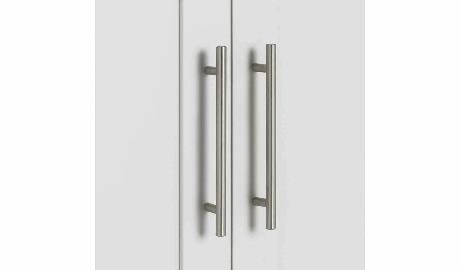 Munich Panelled 2 Door Wardrobe White  Elegant Spacious Bedroom Storage - Image 4