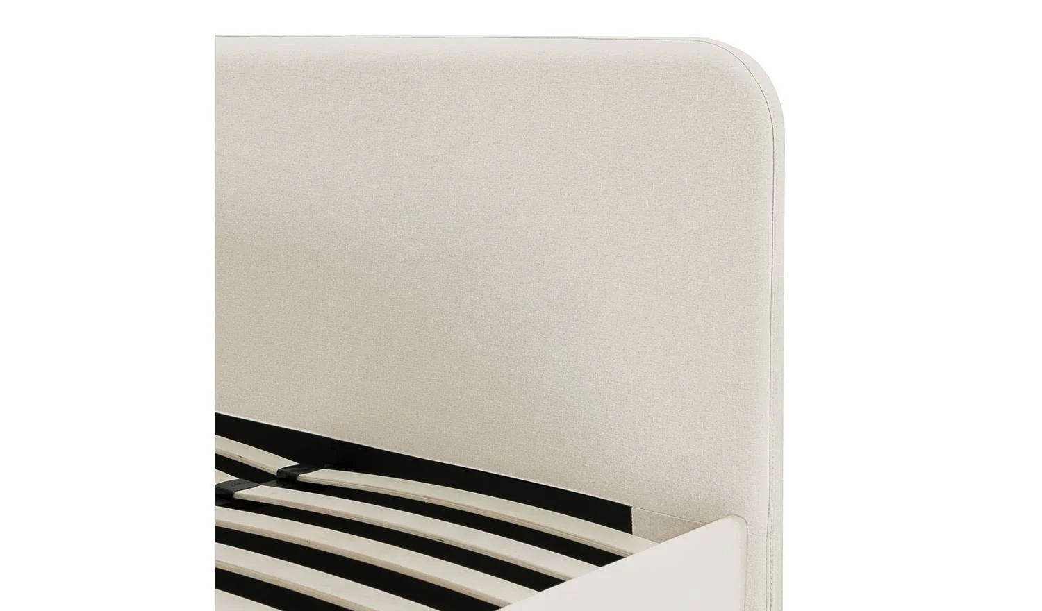 Mya Double Fabric Bed Frame Natural Stylish and Elegant Bedroom Furniture - Image 6