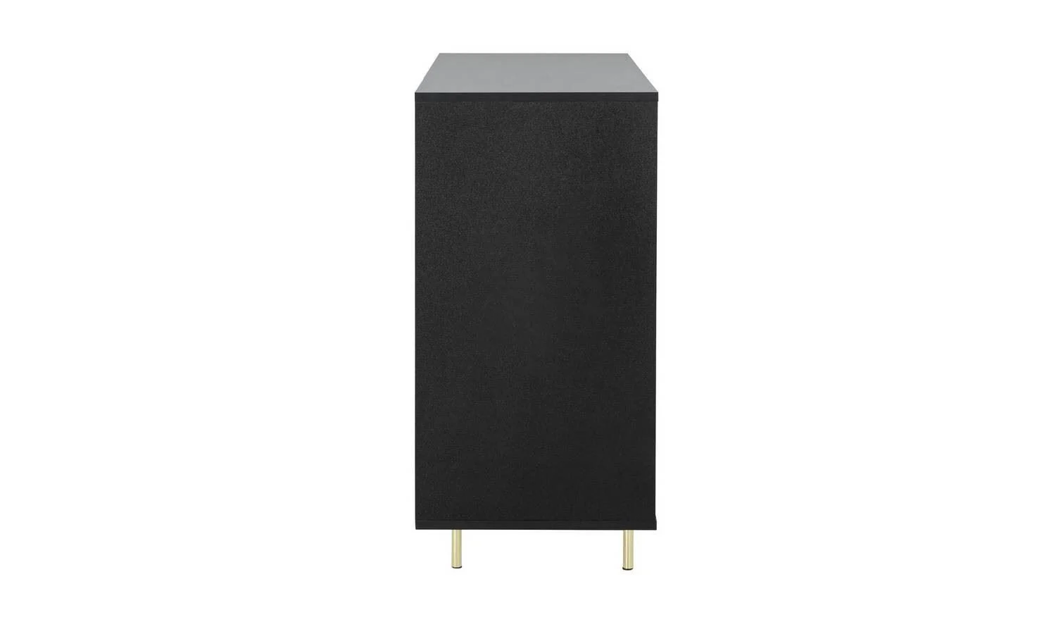 Nara 3 Door Drinks Cabinet Black Stylish and Functional Storage - Image 4