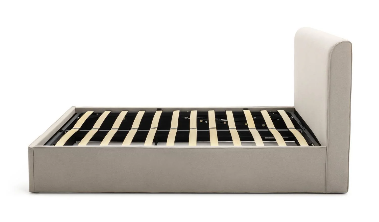 Naree Kingsize Ottoman Bed Frame Natural Underbed Storage Space - Image 6