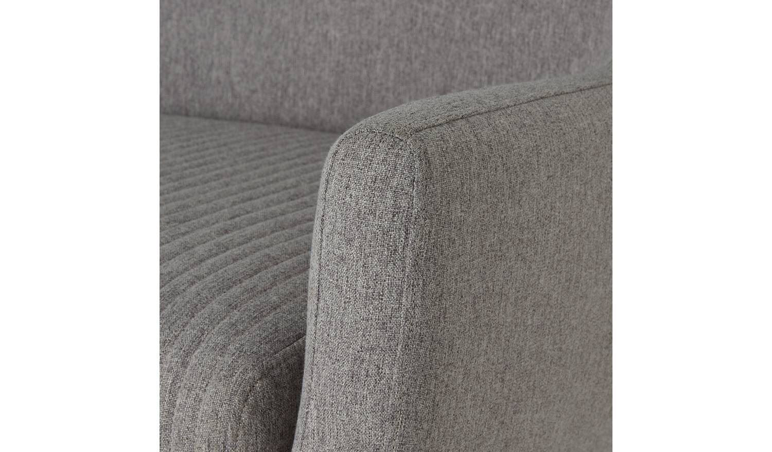 Nellie Fabric Accent Chair - Grey - Image 4