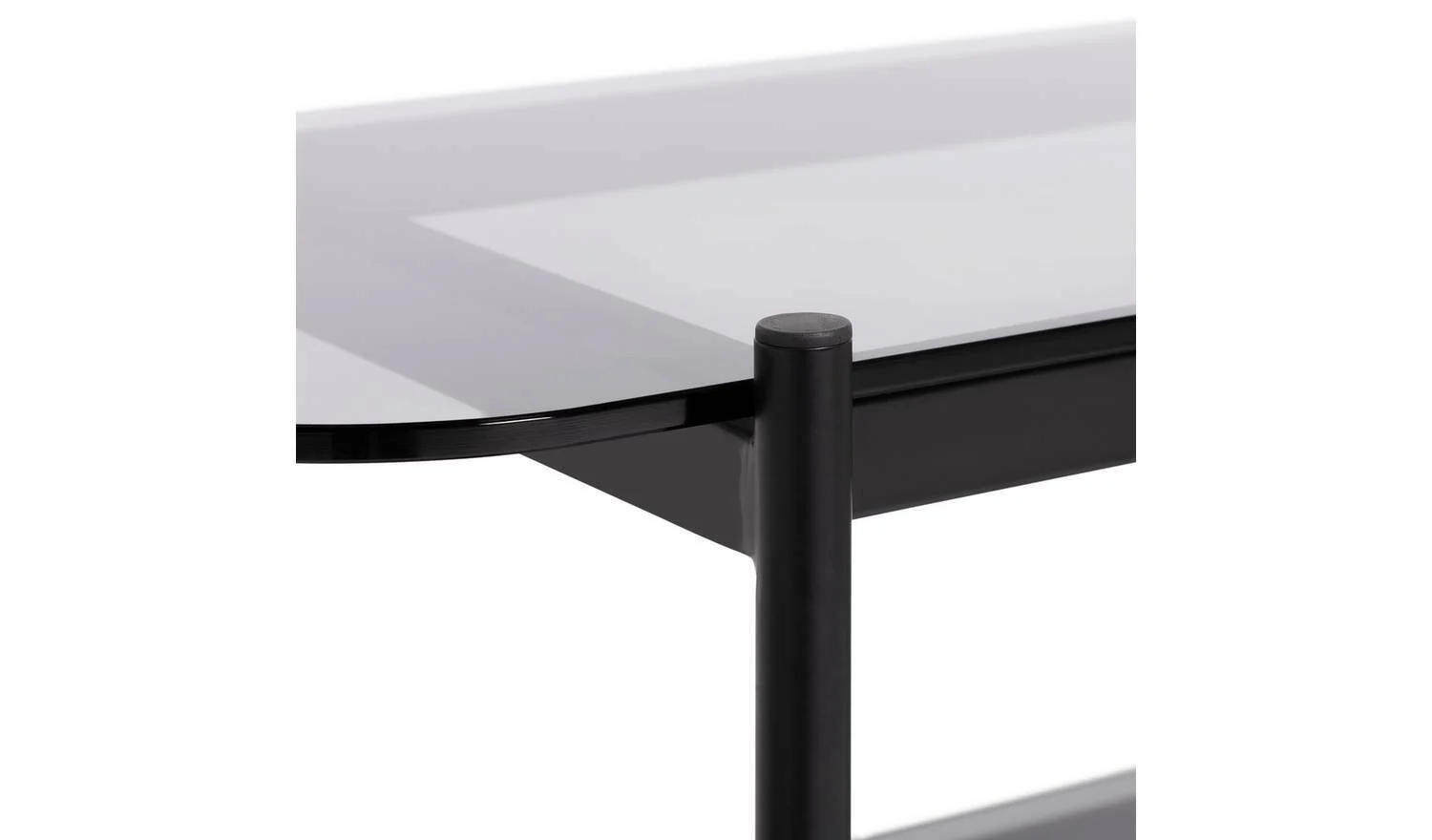 Neo 2 Shelf Large TV Unit Black Modern and Stylish Media Storage Solution - Image 5