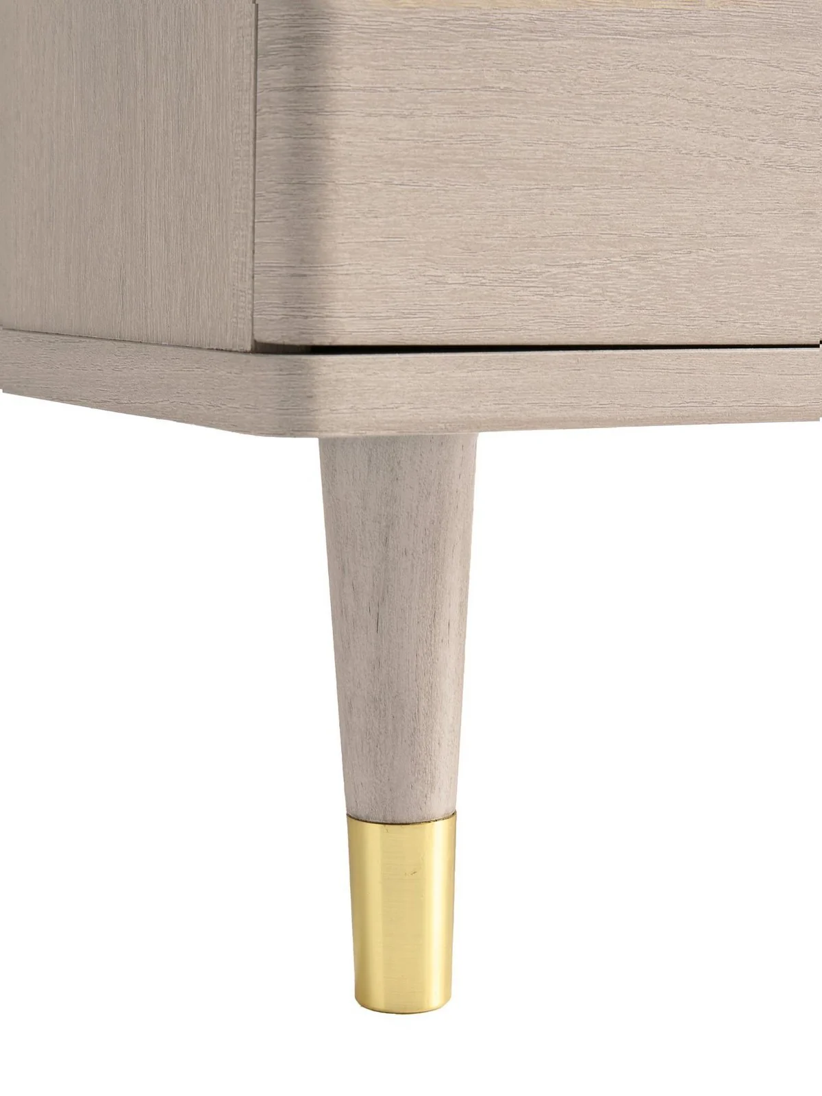 New Enna TV Unit Grey Oak Gold Handles fits up to 65 inch Media Stand - Image 5