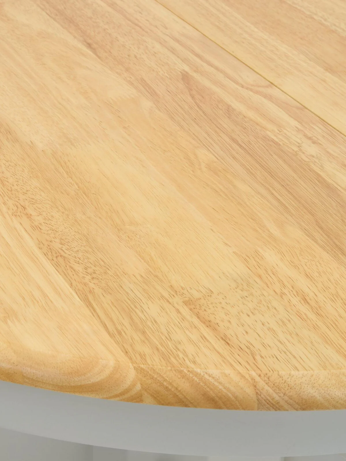 New Rubberwood Top Kentucky 100 - 130 cm Extending with 6 Chairs Grey & Oak - Image 5