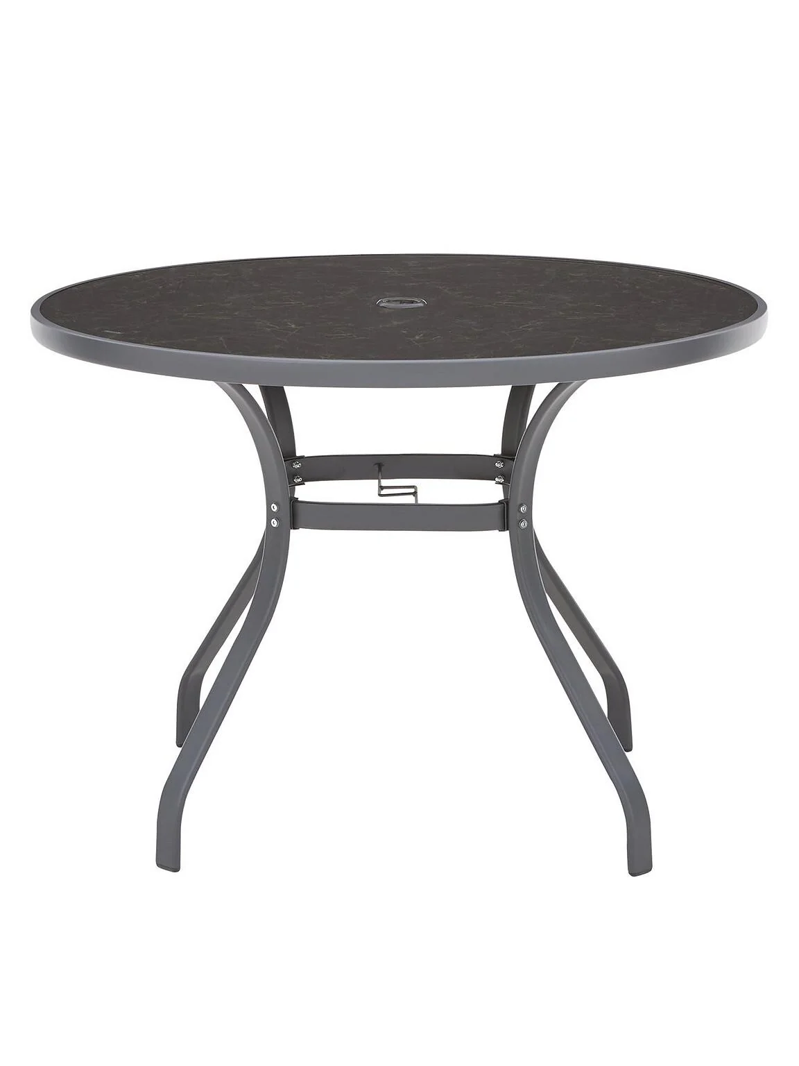 Nice 6 Piece Cushioned Dining Set - Grey Comfortable Stylish Outdoor Furniture - Image 4