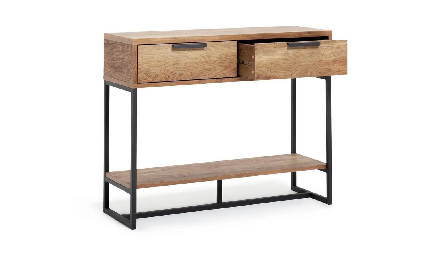 Nomad Console Table Oak Stylish and Functional Entryway Furniture - Image 5